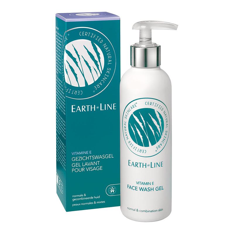 Foto van Earth line vitamine e gezichtswasgel