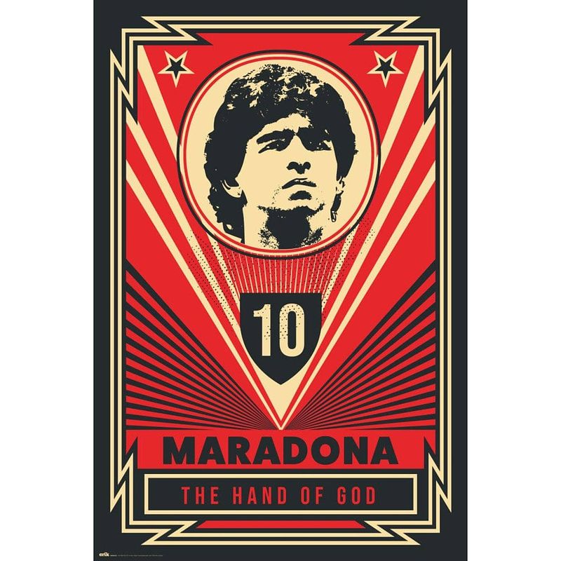 Foto van Grupo erik maradona the hand of god poster 61x91,5cm