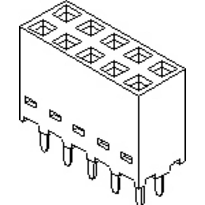 Foto van Molex 901512208 female behuizing-board 1 stuk(s)