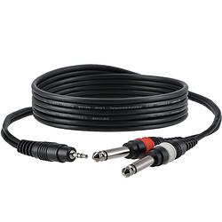 Foto van Devine va5015 jack 3.5mm stereo-2x jack male 1.5m verloopkabel