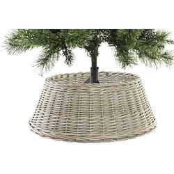 Foto van Kerstboomrok/kerstboommand naturel d70 x h28 cm voor een kerstboom tot 240 cm - kerstboommand / huls