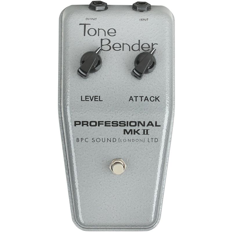 Foto van British pedal company vintage series professional mkii tone bender oc75 fuzz effectpedaal