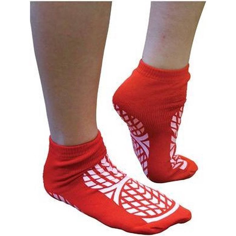 Foto van Aidapt anti slip sokken dubbelzijdig - medium - rood