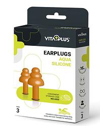 Foto van Vitaplus earplugs aqua silicone