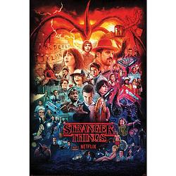 Foto van Pyramid stranger things season montage poster 61x91,5cm