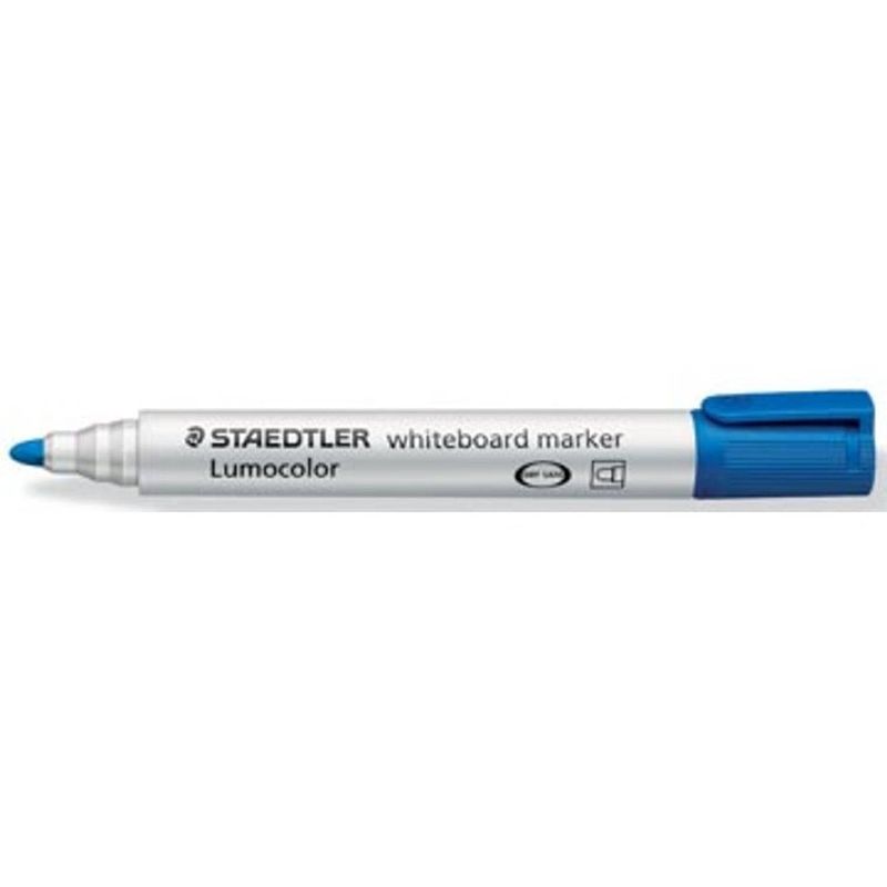 Foto van Staedtler lumocolor whiteboardmarker blauw