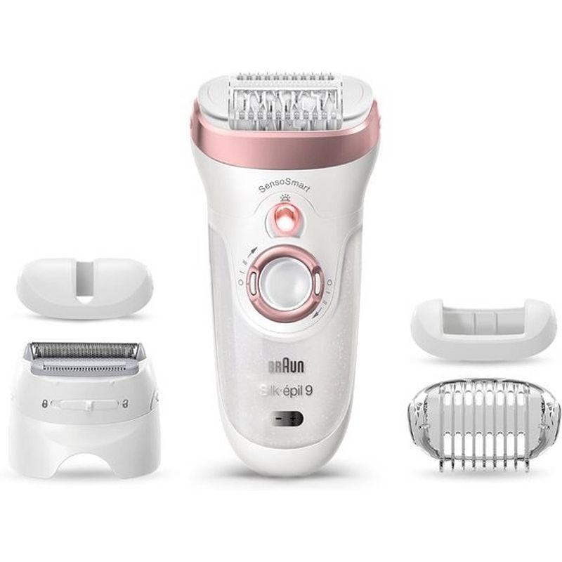 Foto van Braun silk-épil 9-725 - epilator voor langdurige ontharing - wit/roségoud