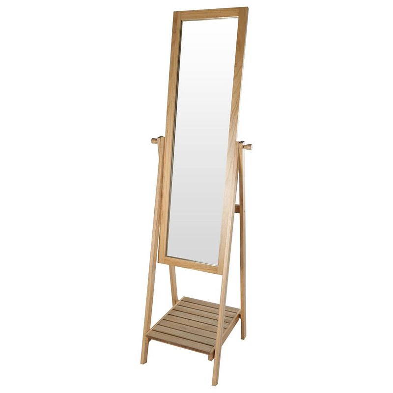 Foto van Home&styling spiegel staand 41,5x49x174,5 cm mdf