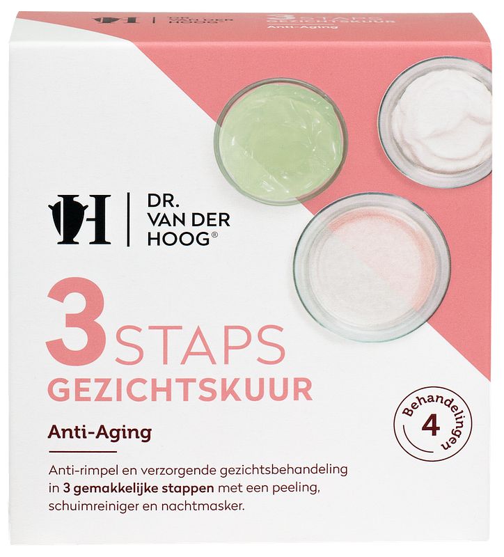 Foto van Dr van der hoog 3 staps gezichtskuur anti-aging