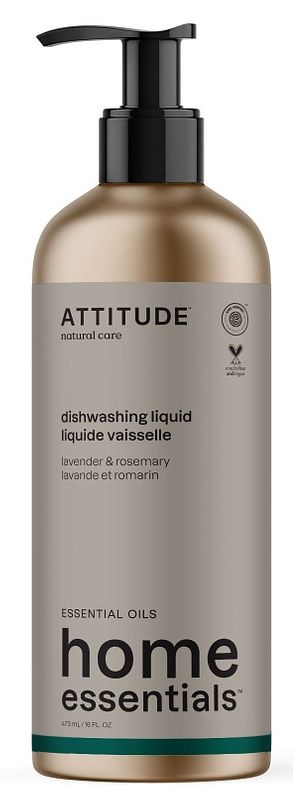 Foto van Attitude dishwashing liquid lavender & rosemary