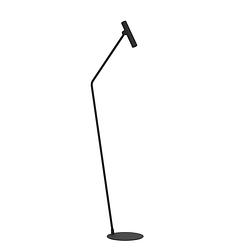 Foto van Eglo almudaina vloerlamp - led - 157 cm - zwart - staal