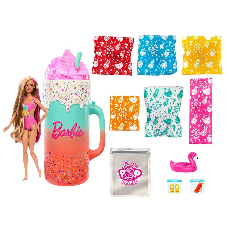 Foto van Barbie pop reveal rise & surprise cadeauset