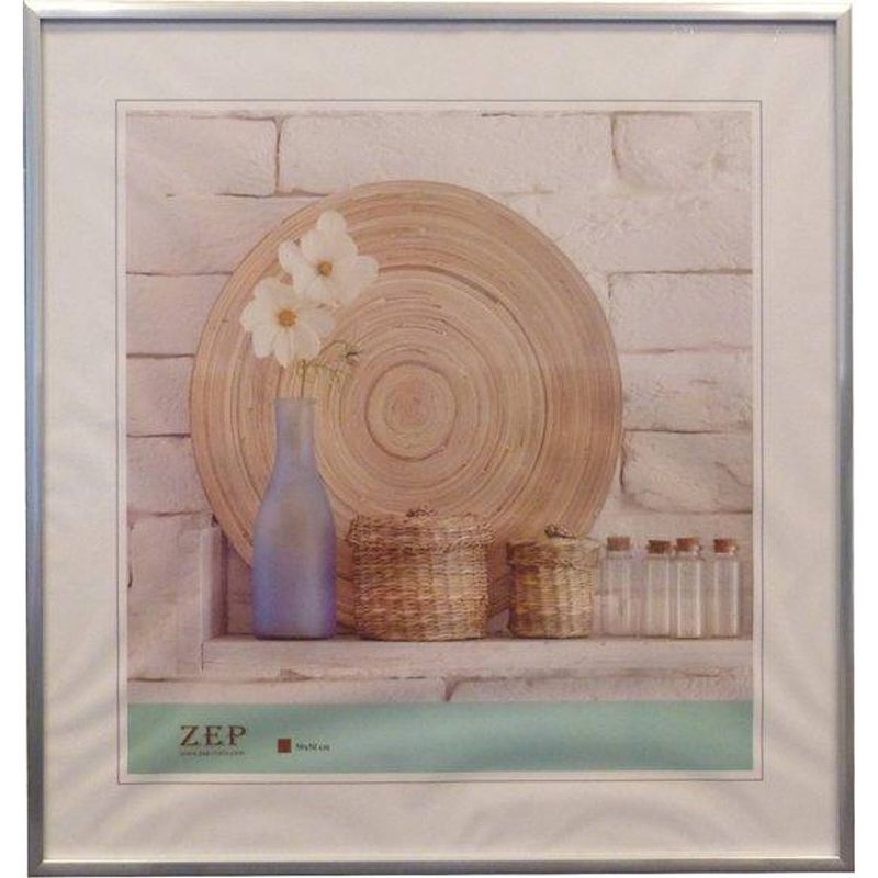 Foto van Haes deco - kunststof fotolijst 50x50 zilver easy frame - ef18s