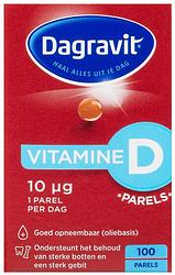 Foto van Dagravit vitamine d 10µg parel capsules
