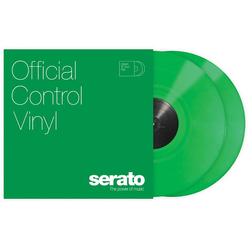 Foto van Serato scv-ps-grn-ov standard colors 12" vinyl groen (2 stuks)