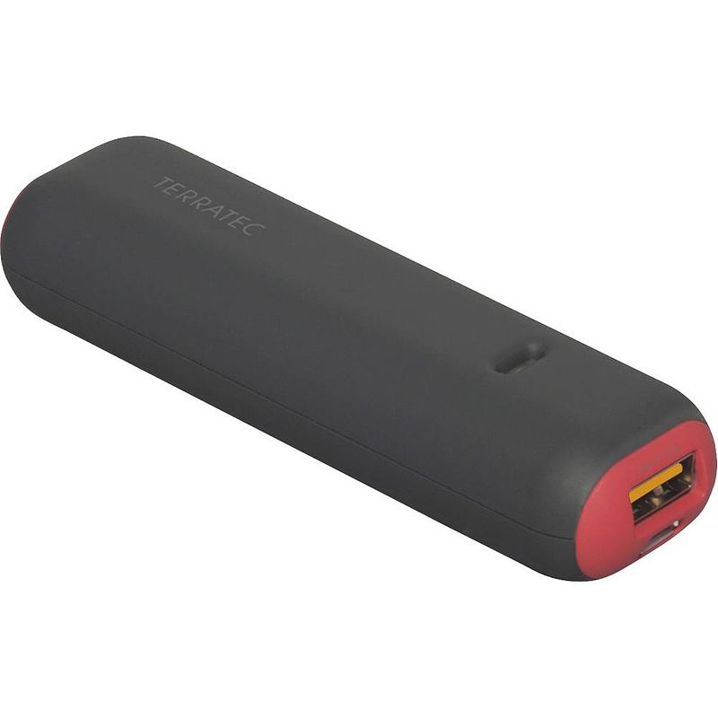 Foto van Terratec p1 powerbank 2600 mah li-ion zwart-rood