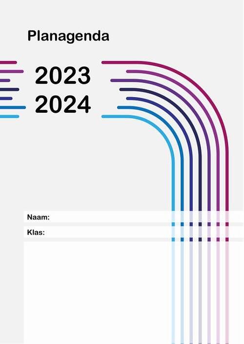 Foto van Planagenda a4 -2 (2023-2024) - paperback (9789464205237)
