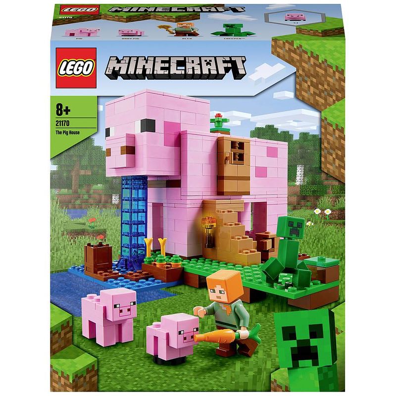Foto van Lego minecraft het varkenshuis - 21170