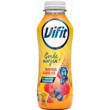 Foto van Vifit goedemorgen! drinkzuivel framboos/blauwe bes 400ml bij jumbo