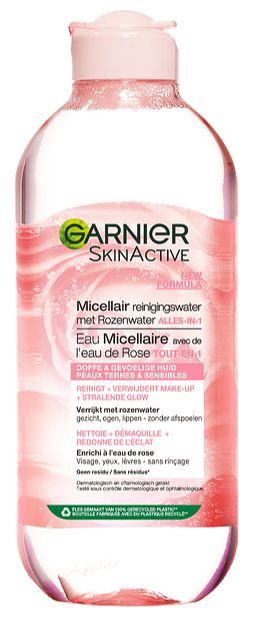 Foto van Garnier skinactive micellair water met rozenwater 400ml bij jumbo