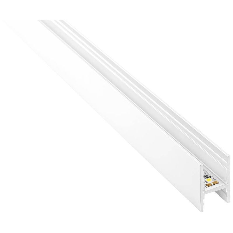 Foto van Barthelme 62399111_9010 bardolino led-profiel aluminium (l x b x h) 1000 x 18.4 x 30 mm 1 m