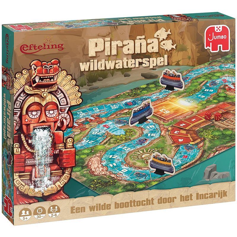 Foto van Efteling wildwaterspel piraña junior karton