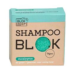 Foto van Blokzeep shampoo bar eucalyptus