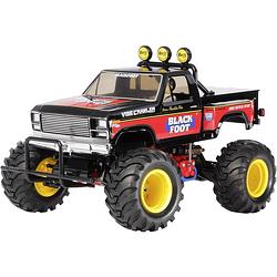 Foto van Tamiya blackfoot brushed 1:10 rc auto elektro monstertruck achterwielaandrijving bouwpakket