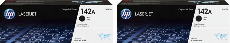 Foto van Hp 142a toner zwart duo pack