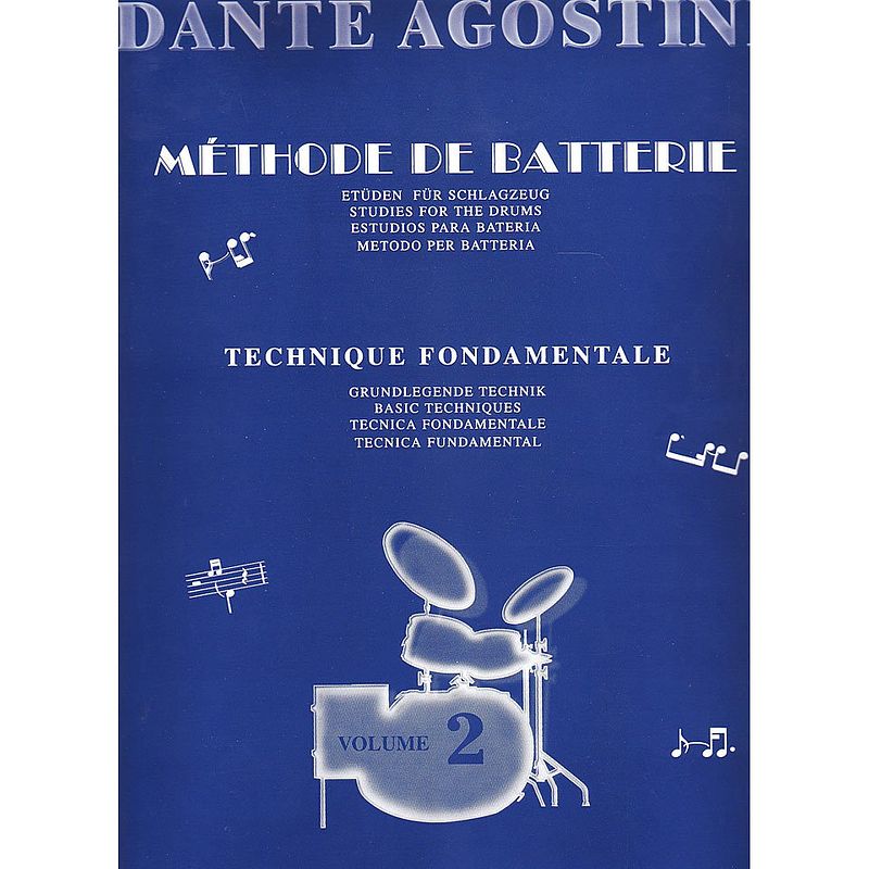 Foto van Musicsales - dante agostini - methode de batterie volume 2