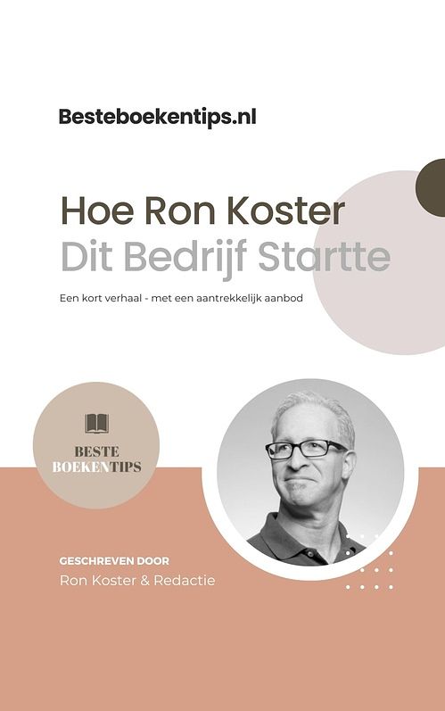 Foto van Besteboekentips.nl: hoe ron koster dit bedrijf startte - ron koster - ebook