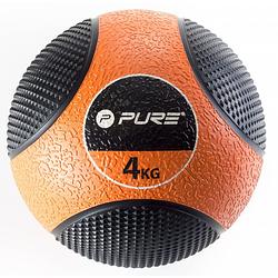 Foto van Pure2improve medicine ball 4 kg oranje/zwart
