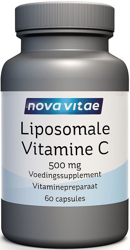 Foto van Nova vitae liposomale vitamine c vegacaps