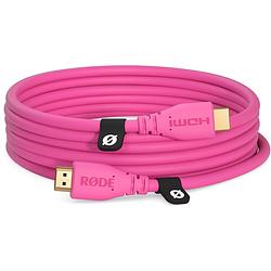 Foto van Rode hdmi cable 3m - pink