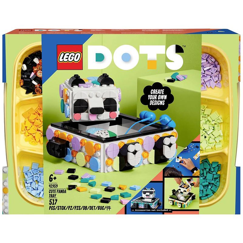 Foto van Lego® dots 41959 panda-aflegschaal