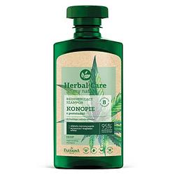 Foto van Herbal care regenererende shampoo hennep met proteïne 330ml