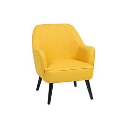 Foto van Beliani loken fauteuil polyester 73 x 66 cm