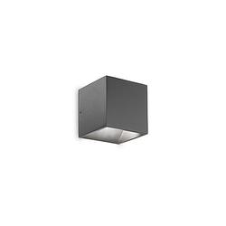 Foto van Ideal lux - rubik - wandlamp - aluminium - led - grijs