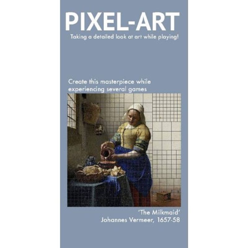 Foto van Pixel-art game: the milkmaid