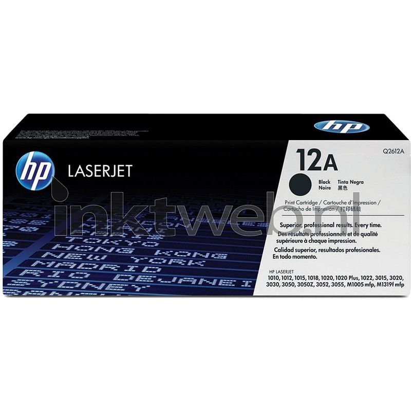 Foto van Hp 12a toner zwart toner