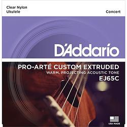 Foto van D'saddario ej65c pro-arte snarenset voor concert ukulele