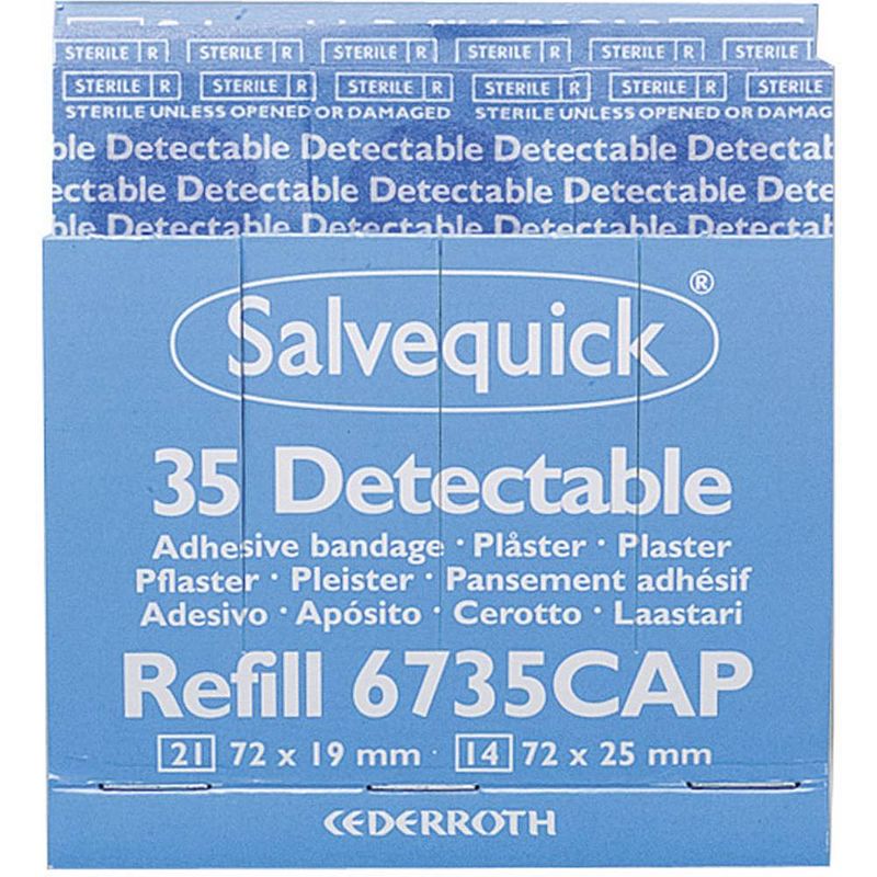 Foto van Söhngen 1009735 salvequick pleisterstrips detectable 35 stuks