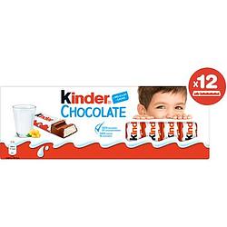 Foto van Kinder chocolate 12 reepjes 150g bij jumbo