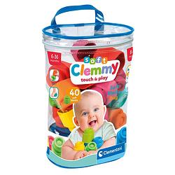 Foto van Clementoni clemmy sensory bouwblokken set 40-delig