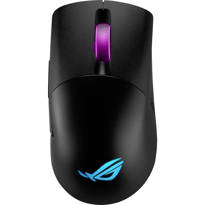 Foto van Asus rog keris wireless draadloze gaming-muis radiografisch optisch zwart 7 toetsen 16000 dpi ergonomisch, verlicht