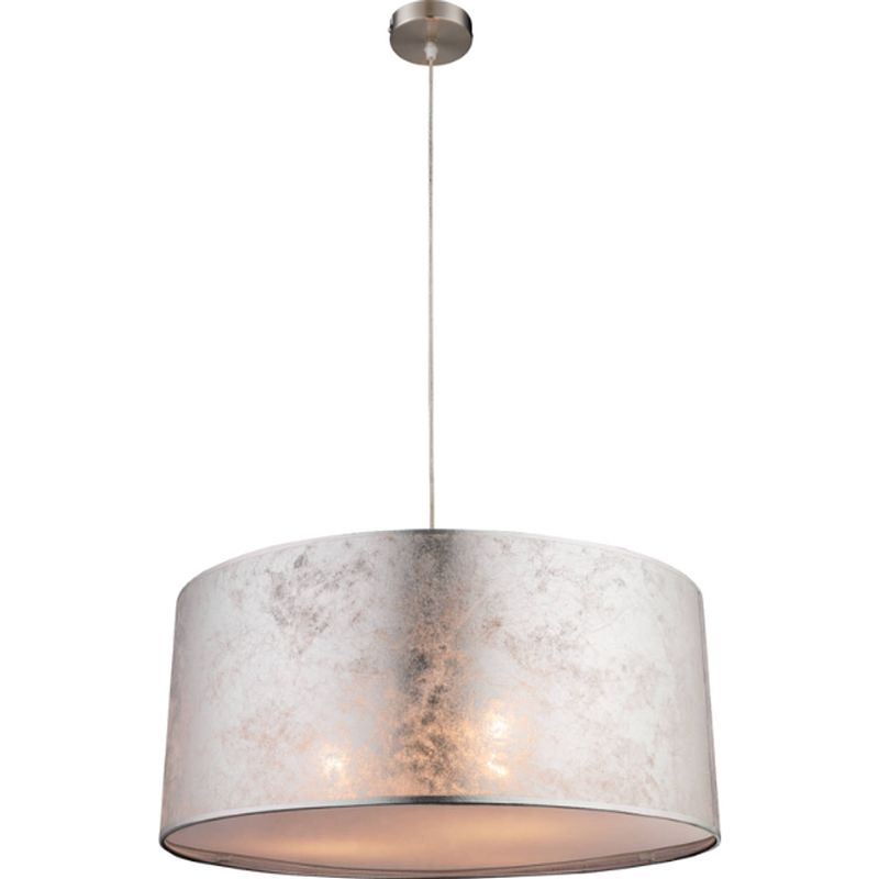 Foto van Moderne hanglamp amy i - l:53cm - e27 - metaal - grijs