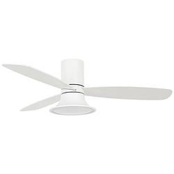 Foto van Lucci air flusso led plafondventilator energielabel: f (a - g) (ø) 132 cm kleur behuizing: wit