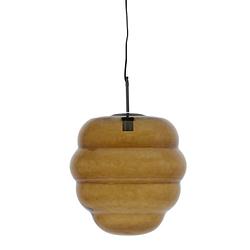 Foto van Light & living - hanglamp misty - 45x45x48 - bruin