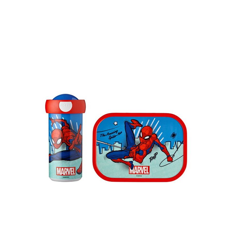 Foto van Mepal - campus lunchset (schoolbeker en lunchbox) - spiderman