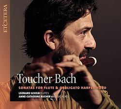 Foto van Toucher bach: sonatas for flute & obbligato harpsichord - cd (8711801016955)